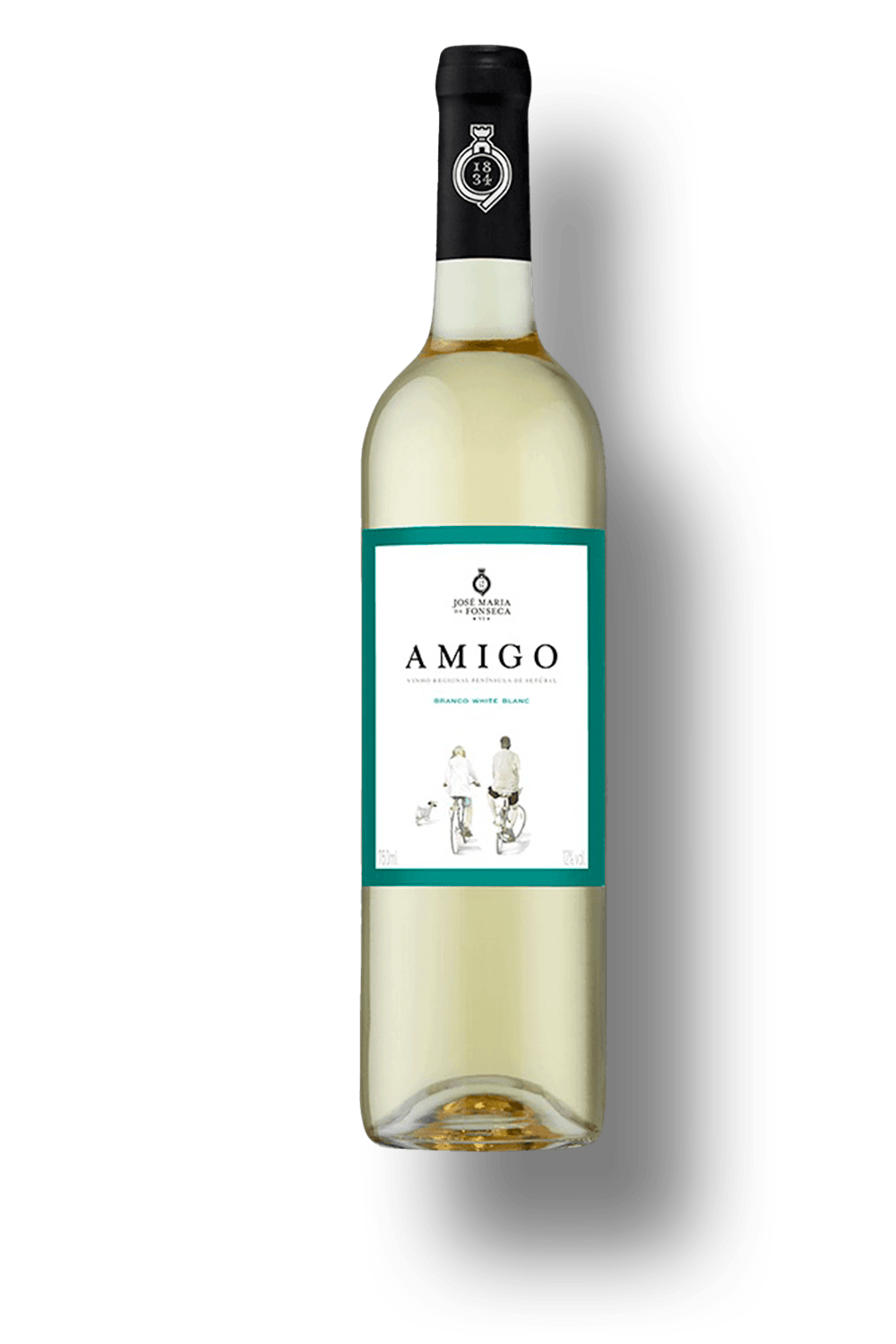 Vinho José Maria da Fonseca Branco Seco Portugal Amigo Fernão Pires, Moscato 2021 750ml